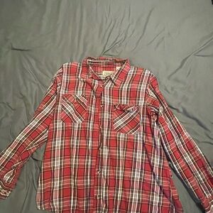 Plaid Red Women’s Shirt